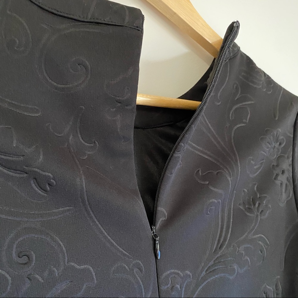 ⛔️Mossman black Long sleeve embossed dress AU8 - Picture 7 of 12